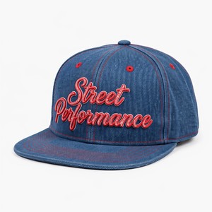 Gorra de Béisbol Deportiva de 6 Paneles con Logotipo Personalizado T&L, Bordado 3D en Relieve, Diseño de Letras en Mezclilla Lavada, Impresión por Sublimación, Venta al Por Mayor - Product Image 1