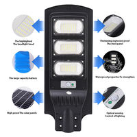 Farolas Solares, Luces Solares para Jardín, Iluminación Exterior, Impermeables IP65 y con Protección Contra Rayos, Certificación CE