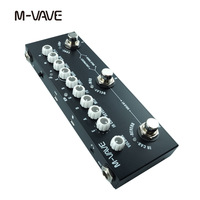 Pédale d'effets multiples M-WAVE CUBE BABY Delay, processeur, 8 simulations de baffles IR, chorus, pédale d'effets de guitare, phaser, réverbération, vibrato