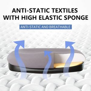 J66F sillas de laboratorio de taller de metal ajustables antiestáticas de elevación y rotación con respaldo de tela para escuelas y almacenes - Product Image 3