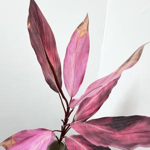 M580 Boda Hogar Rosa Iglesia Arreglo Floral Decoración Seda Grande Tropical Palma Canna Hoja Real Touch <span class=keywords><strong>Flores</strong></span> - Product Image 4