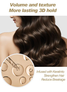 OEM/ODM Bio-Haarspray für Frauen Leichter, flexibler Halt für den täglichen Gebrauch für trockenes lockiges Haar Organische textur ie rende kostenlose Proben - Product Image 4