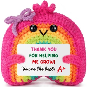 Estos Divertidos Juguetes de Peluche de Arcoíris Tejidos a Crochet Son Regalos de Cumpleaños Divertidos para Personas de Todas las Edades - Product Image 6