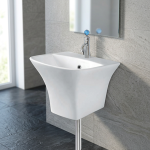 SASO อ่างล้างมือเซรามิก Lavabo แบบแขวนผนัง,อ่างล้างมือในห้องน้ำแบบชิ้นเดียวได้รับการรับรองขายส่ง - Product Image 1
