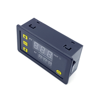 Relais temporisé numérique T3230 110V/220V, interrupteur de contrôle de minuterie cyclique avec double affichage LED, composants électroniques