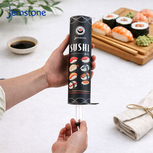 Custom Design Recyclable Sushi Tube Food Grade Kraft Cardboard Cylinder <b>Packaging</b> <b>Box</b> Protein Powder Paper Tube Container - Product Image 1