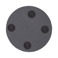 Sous-verres en ardoise de 4 pouces, sous-verres ronds, naturels, faits à la main, rustiques, en pierre, pour table basse, décoration intérieure, tasse, bar, cadeaux de pendaison de crémaillère