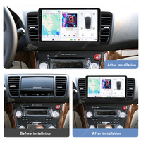 DUDUAUTO DUDU7 Smart Android Car Radio Player inalámbrico carplay para Subaru Outback 3 Legacy 4 2003-2009