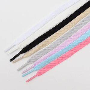 เชือกผูกรองเท้าโพลีเอสเตอร์แบบแบนขนาด 8 มม. สีสันสดใสสำหรับรองเท้าผ้าใบ AJ รองเท้าบูทแบบ unisex ขายส่งอุปกรณ์เสริมรองเท้าและรองเท้าบูท ลดราคา - Product Image 3