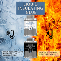 Colle isolante liquide Rayhong 125 ml pour composants électriques, câbles de charge, prévention des fuites, résistance à la température