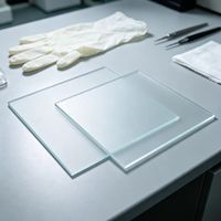 Kaca Optik Elektronik Profesional, Perawatan Anti-Newton Ring untuk Inspeksi Presisi
