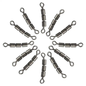Accessoires de pêche de haute qualité : Connecteur en laiton, Chaîne à 3 barils, Émerillons de pêche haute vitesse - Product Image 5