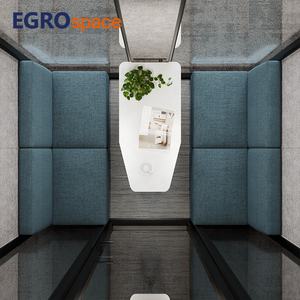 EGROspace Mobil Taşınabilir Çalışma Alanı Kabini Ses Geçirmez Toplantı Modüler Gizlilik Resepsiyon Kabini Ofis Podu - Product Image 6