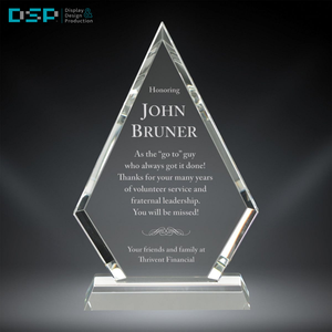 Prix bas certifié ISO9001 DSP Vietnam Factory Wholesale Modern Custom Trophées Award Crystal avec impression UV Prix bas - Product Image 1