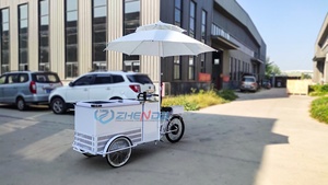 Vélo-chariot de présentation alimentaire avec friteuse, remorques mobiles, kiosque compact, chariot à hot-dogs, stand alimentaire mobile - Product Image 4