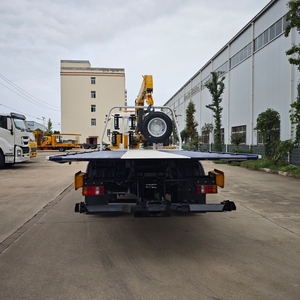 รถยกพ่วงพื้นเรียบ Sinotruk HOWO 4x2 ใหม่ เกียร์ธรรมดา เครื่องยนต์ดีเซล 140 แรงม้า พร้อมเครน 4 เมตร  รับน้ำหนักได้ 4 ตัน  ความจุกู้ภัย 10 ตัน  ขาย - Product Image 4