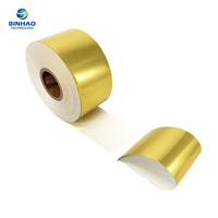 Rouleaux de papier d'aluminium Matt Golden Cigarette de haute qualité pour emballer la cigarette sur la machine HLP