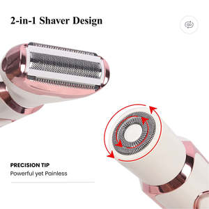 Nouveau Portable 4 en 1 dames instrument de beauté épilateur à sourcils épilateur électrique pour aisselles respectueux de la peau - Product Image 2