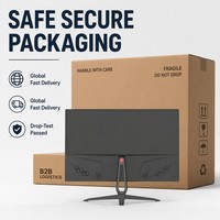 Moniteur d'ordinateur de bureau 1920x1080 IPS avec port VGA, pour le bureau et le jeu, emballage personnalisé