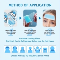 Patch de gel rafraîchissant en gros pour soulager la fièvre, les maux de tête et les migraines chez les enfants et les adultes