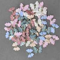 ZSY Têtes de fleurs artificielles miniatures à coudre, faites à la main, 2-3 cm, couleurs assorties, 50 pièces par sac, patchs de fleurs en feutre simulées