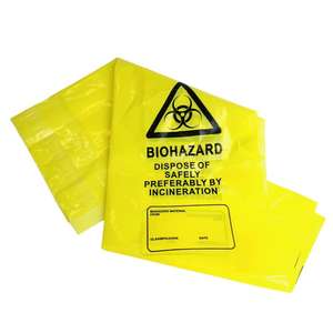 منتجات فارما خطر طبي للاستعمال مرة واحدة في شكل خطر بيولوجي برتقالي - Product Image 4