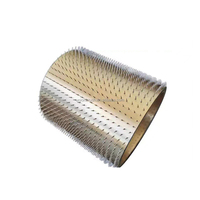 Perforation aiguille rouleau goupille manchons épinglé rouleau pour cuir plastique papier caoutchouc trou poinçonnage