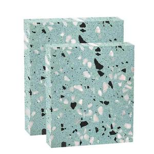 Phong cách hiện đại mè Xám terrazzo đá gạch tàu điện ngầm sàn gạch lớn cho trang trí trường học - Product Image 1