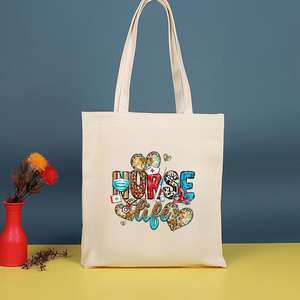 Sac fourre-tout en toile pour infirmière, sac coquette, stéthoscope, cadeau d'anniversaire pour femme, cadeaux pour infirmières, décoration de la maison - Product Image 3