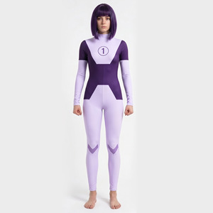 Traje de cosplay Invincible Catherine, disfraz morado de una pieza para juegos de rol de anime, Halloween - Product Image 1