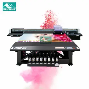JFX200-2513 pencetak Inkjet Flatbed Format lebar UV dengan cetakan tinggi