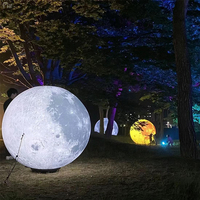 Décoration publicitaire géante modèle de lune gonflable prix fabricant PVC gonflable lune planète espace thème fête décoration