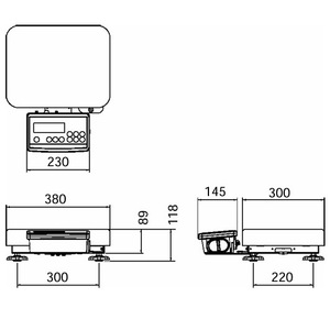 เครื่องชั่งน้ำหนักอิเล็กทรอนิกส์ Fg-150kam รับน้ำหนักได้ 150 กก. พร้อมฟังก์ชั่นเปรียบเทียบ สำหรับการใช้งานระดับมืออาชีพ - Product Image 2