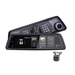 Macchina fotografica speciale 4 camme 10 pollici Touch Cam Dash Cam ADAS Android 4G specchietto retrovisore telecamera registratore - Product Image 1