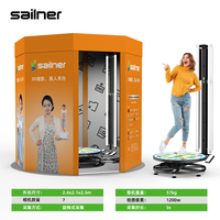 Scanner 3D de portrait Sailner SU7 V6, scanner 3D rapide en couleur pleine pour le corps humain, équipement de numérisation 3D pour l'impression 3D