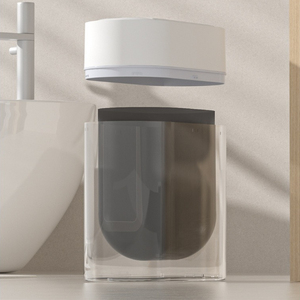 <span class=keywords><strong>Cubo</strong></span> de <span class=keywords><strong>Basura</strong></span> Inteligente con Sensor, de Plástico, con Doble <span class=keywords><strong>Puerta</strong></span>, de 9L, con Adsorción <span class=keywords><strong>Automática</strong></span>, para Baño, Hogar, con Espacio Reducido - Product Image 2