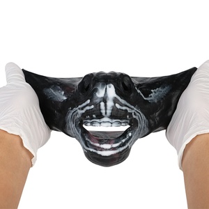 Máscara de silicona con forma de monstruo para principiantes, media máscara de caballo, juguetes sexuales BDSM para adultos, privación sensorial, 18+, potenciador de kink - Product Image 3