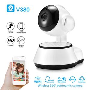 Baby Monitor <span class=keywords><strong>V380</strong></span> <span class=keywords><strong>Cam</strong></span> 720 1080p Wifi IP camera with motion sensor Alarm 360 domestic surveillance monitoring CORDLESS PTZ P2P - Product Image 2