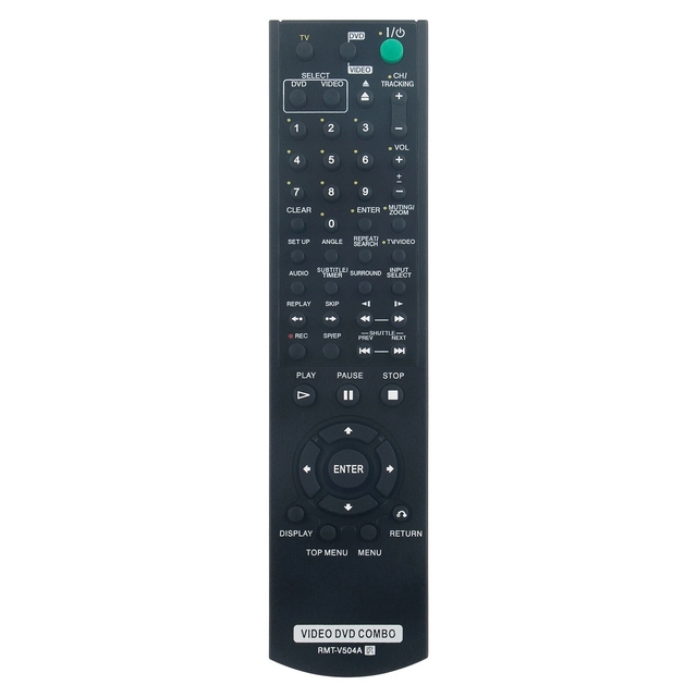 RMT-V504A Replace Remote Control for Sony DVD VCR Combo SLV-D380P SLV-D281P SLVD281P SLV-D271P SLV-D370P SLV-D360P SLV-D300P