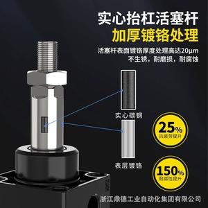 กระบอกสูบอะลูมิเนียมอัลลอยด์มาตรฐาน DDE รุ่น SC80x50 แบบลมแรงดันสูง ขายส่งข้ามพรมแดน - Product Image 3