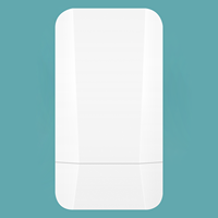 Antena Profesional Point to Multipoint 2.4GHz 300M 12dBi High Gain dengan 2 Port RJ45 IP65 Wireless Bridge untuk Jaringan CCTV Luar Ruangan