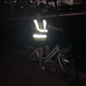 Chaleco de seguridad para niños, logo personalizado de alta visibilidad, Verde - Product Image 6