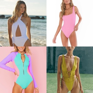 Wholesale Women's <strong>Designer</strong> Printed Floral One-Piece Swimsuit with Custom Logo Tummy Control &amp; Removable Padded Beachwear - Product Image 3