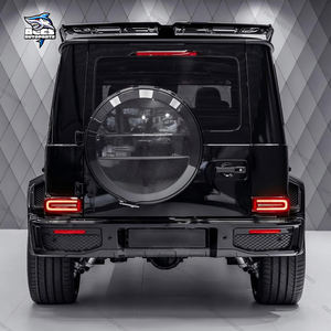 Para <span class=keywords><strong>Mercedes</strong></span> W465 G500 <span class=keywords><strong>G63</strong></span> Kit de cuerpo de fibra de carbono W465 G500 <span class=keywords><strong>G63</strong></span> actualización estilo superior fibra de carbono difusor de labio delantero Spoiler Hood - Product Image 3