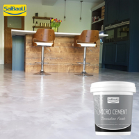 Peinture artistique micro-ciment Saibaoli Factory, finition moderne, facile à nettoyer, micro-ciment imperméable pour douche