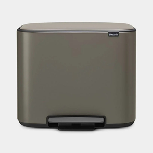 Cestino a Pedale Brabantia 23 L in Acciaio Grigio per Uso in Cucina - Product Image 1