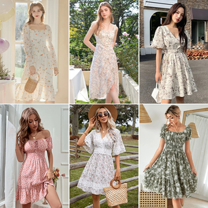 Women's Silk Dress Casual Summer Old <b>Clothes</b> Bag Women's Dress Used Clothing Inventory Used - Product Image 5