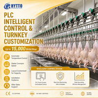 Ligne d'abattage de volailles CE 3000-5000BPH, équipement d'abattage pour l'industrie de la viande