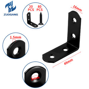 Tirantes <span class=keywords><strong>de</strong></span> esquina 20 piezas 50x50mm Junta Sujetador <span class=keywords><strong>de</strong></span> ángulo <span class=keywords><strong>de</strong></span> 90 grados <span class=keywords><strong>para</strong></span> muebles <span class=keywords><strong>de</strong></span> <span class=keywords><strong>madera</strong></span> Marco <span class=keywords><strong>de</strong></span> cama Gabinete Cajón Silla con tornillos - Product Image 2