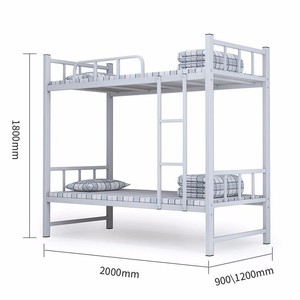 Lit superposé en métal pour dortoir d'étudiants, lit superposé en acier robuste pour dortoir d'école, d'université ou de collège - Product Image 5
